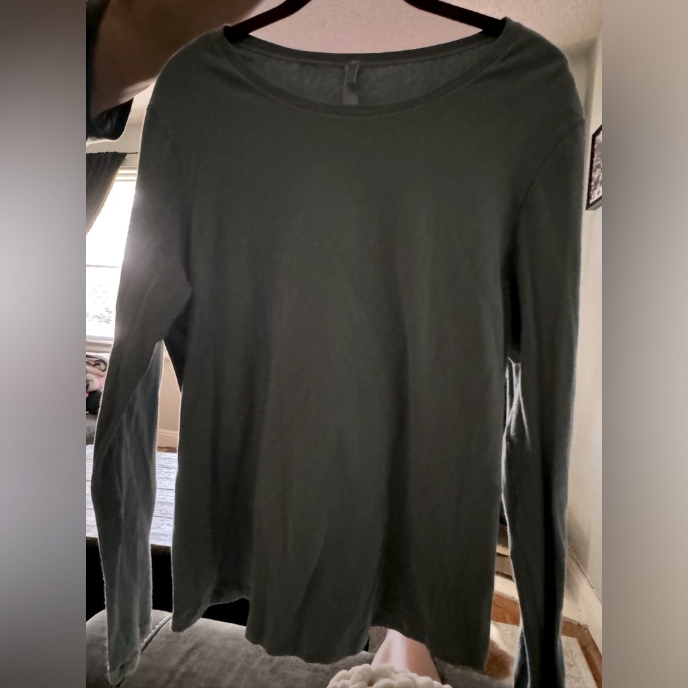 Skims Long sleeve top gray blue 3X